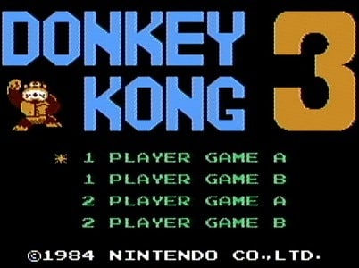 Donkey Kong 3 player count stats