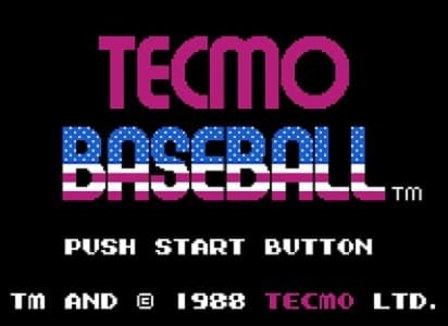 Tecmo Baseball player count stats