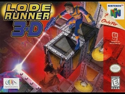 Lode Runner 3-D player count stats