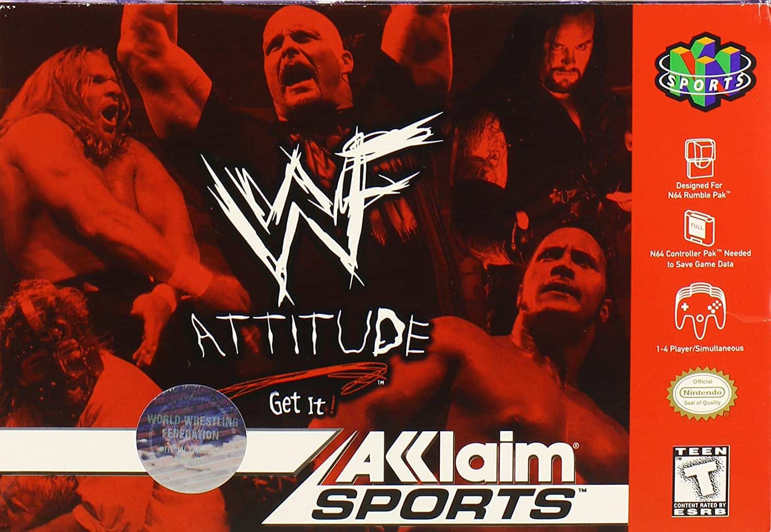 WWF Attitude player count stats
