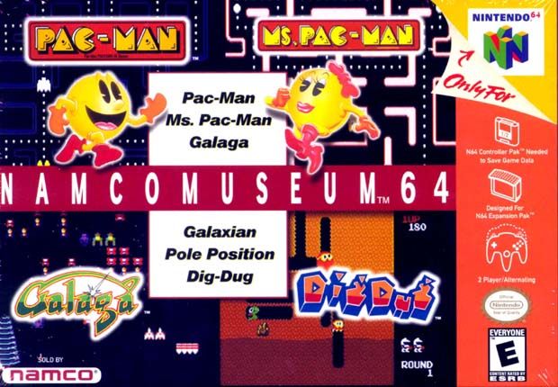Namco Museum 64 player count stats