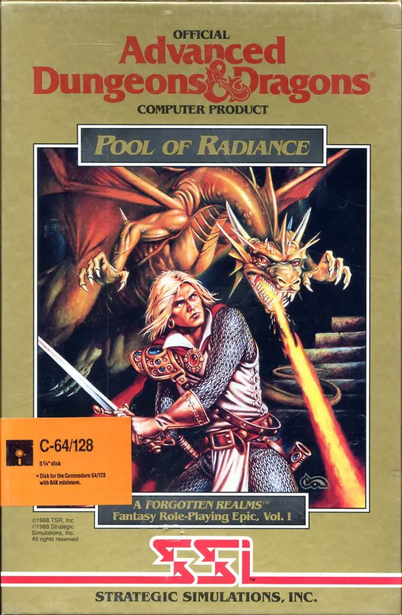 Advanced Dungeons & Dragons: Pool of Radiance player count stats