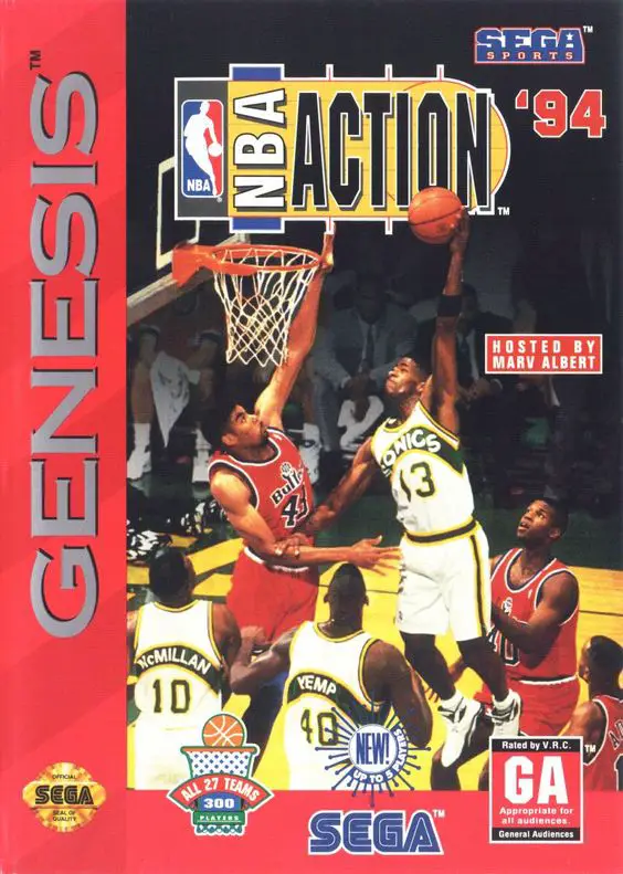 NBA Action ’94 player count stats