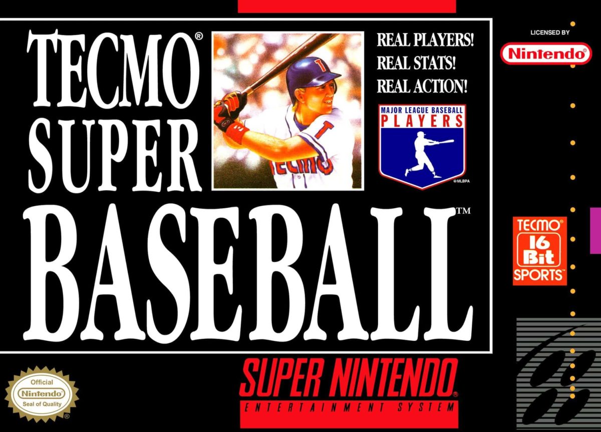 Tecmo Super Baseball player count stats