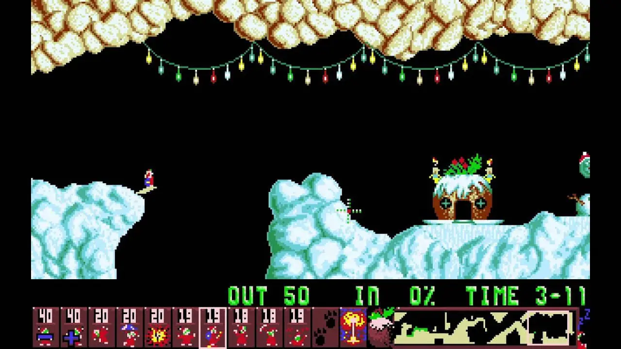 Christmas Lemmings player count stats