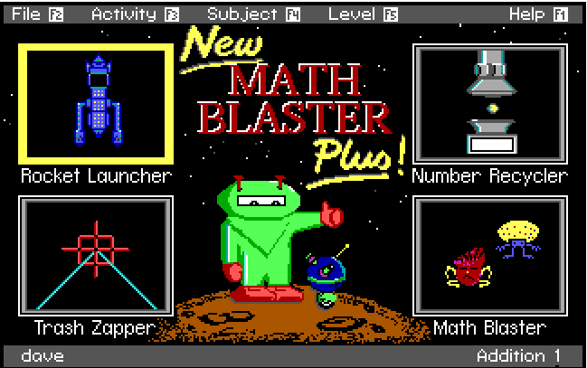 Math Blaster Plus! player count stats
