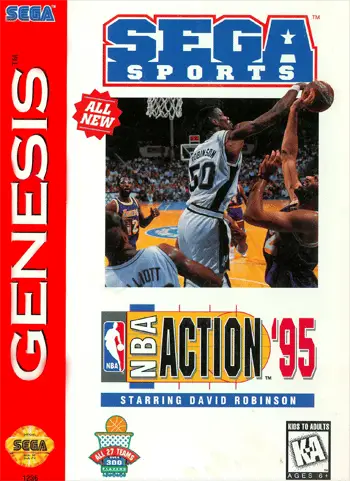 NBA Action ’95 Starring David Robinson player count stats