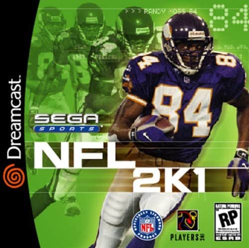 NFL 2K1 player count stats