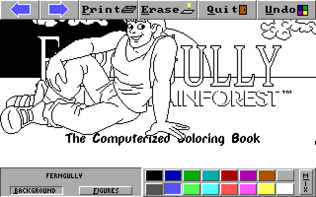 The FernGully Computerized Coloring Book player count stats