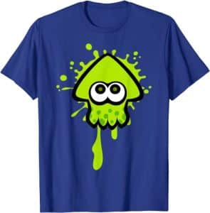 Nintendo Splatoon Green Inkling Squid Splat Graphic T-Shirt