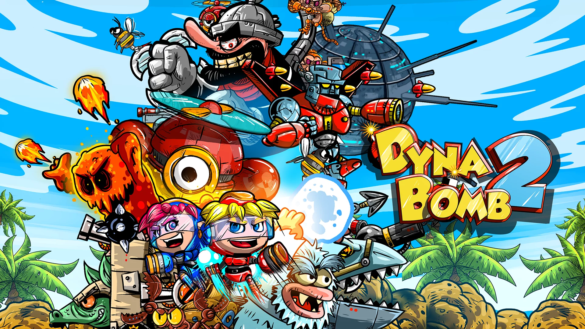 Dyna Bomb 2 player count stats